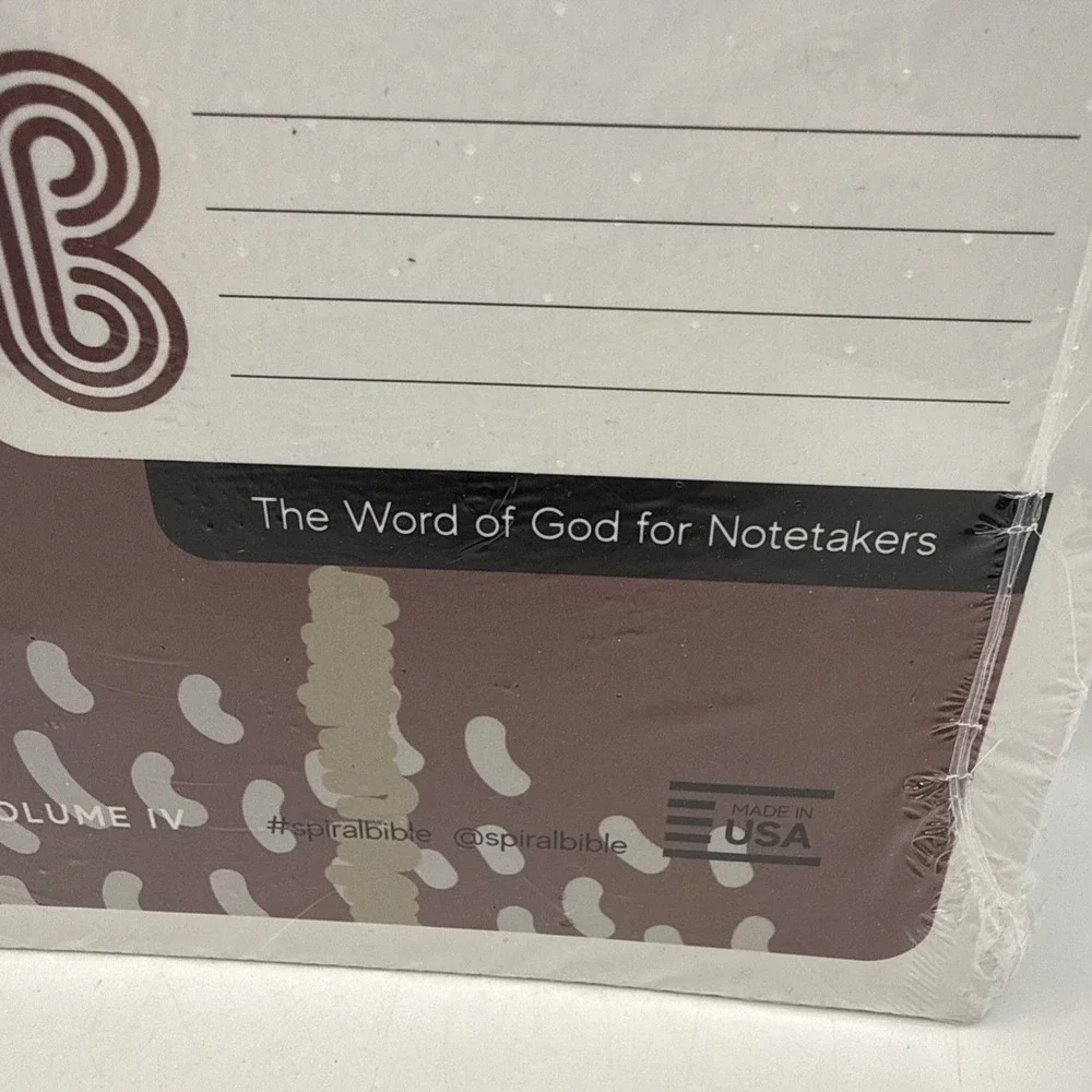 Spiral Bible The Prophets Isaiah Through Malachi! The Word of God Notetakers NAS